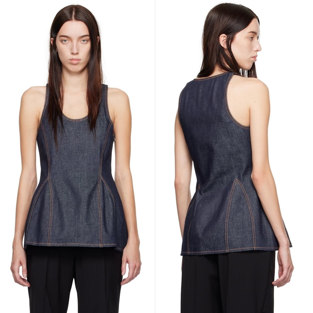 NWT | BITE | Denim Sleeveless Top | Sz 4